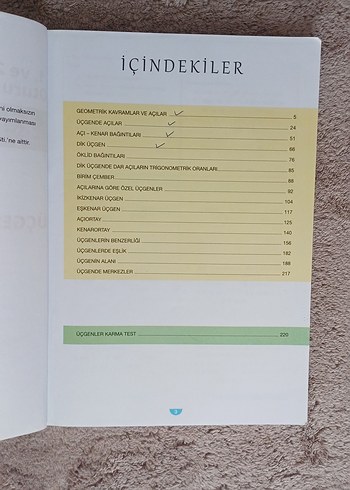 Beden TYT-AYT ÜÇGENLER GEOMETRİ SONUÇ YAYINLARI
