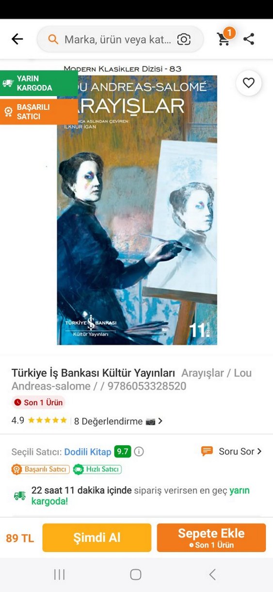 Arayışlar - Lou Andreas-Salome - Görsel 3