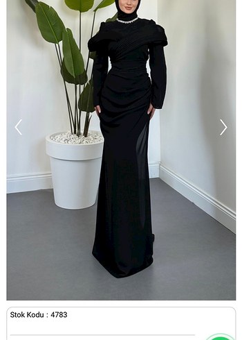 Siyah Uzun Kollu Drapeli Uzun Elbise - Görsel 3