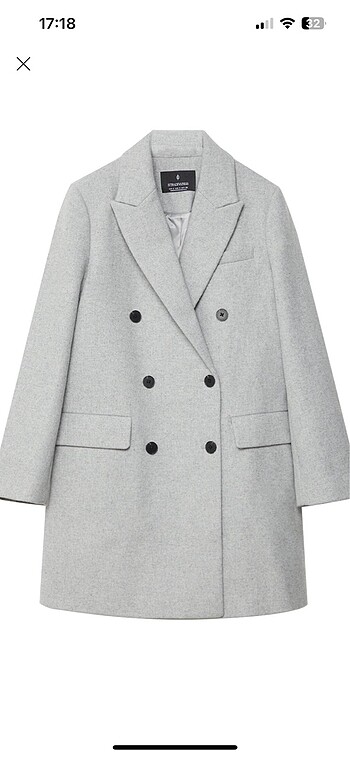 Stradivarius Fit Düğmeli Kaban