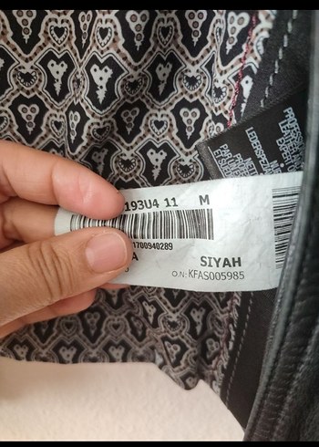 m Beden siyah Renk DERİMOD Deri Biker Ceket