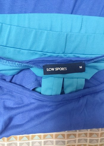 Mavi Baskılı Kadın Spor Atlet - Görsel 3