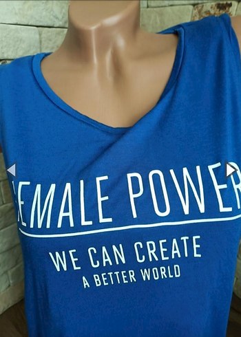 Mavi Baskılı Kadın Spor Atlet - Görsel 2