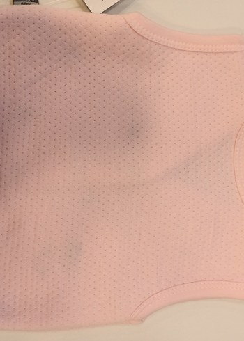 Kız Çocuk Düğmeli Pembe Yelek - Görsel 3