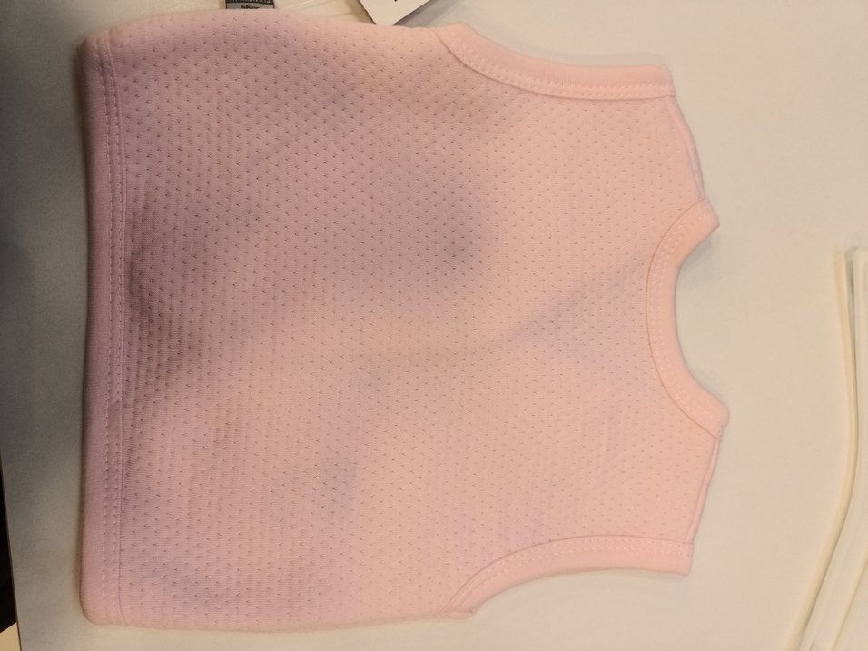 Kız Çocuk Düğmeli Pembe Yelek - Görsel 3