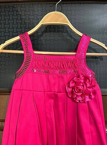 7 Yaş Beden Kız çocuk pembe elbise