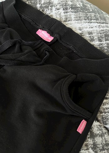 Kız çocuk Siyah Eşofman - Görsel 2