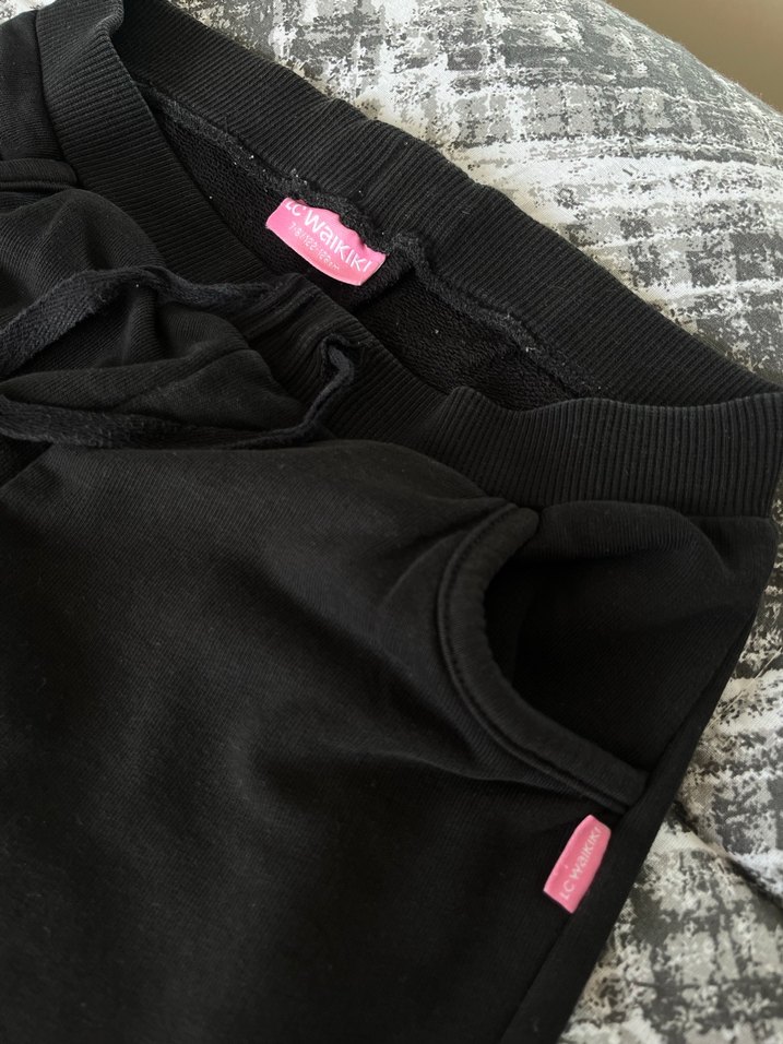 Kız çocuk Siyah Eşofman - Görsel 2