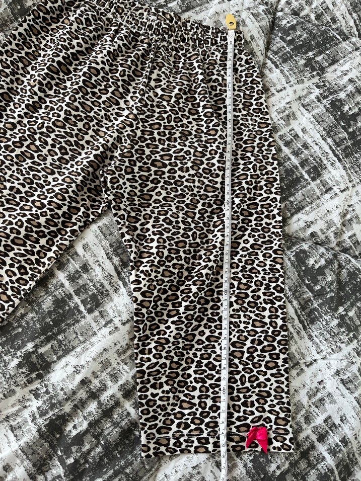 Kız çocuk leopar tayt - Görsel 2