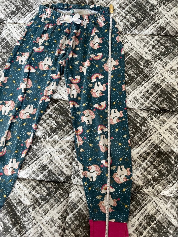 Kız Çocuk Bohem Unicorn Desenli Pijama - Görsel 2