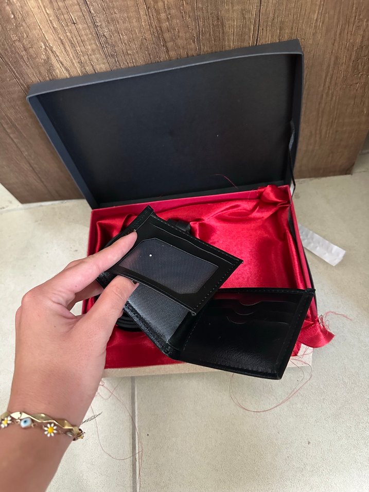 Yılan Desenli Siyah Erkek Cüzdan ve Kemer Seti - Görsel 4