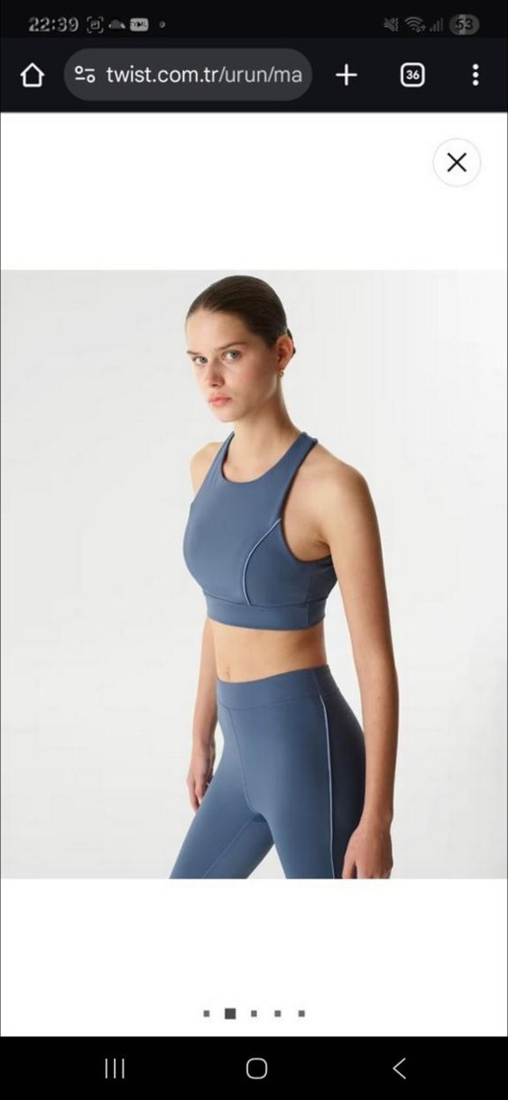 twist KONTRAST BİYELİ SPOR SÜTYENİ - Görsel 2