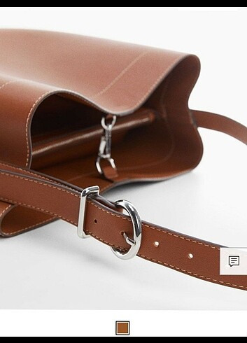 Mango mango taba Kısa saplı shopper çanta
