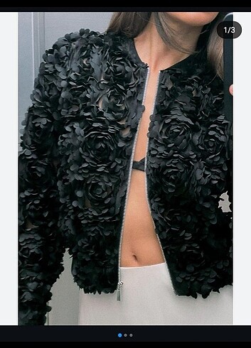 Zara zara güllü model ceket