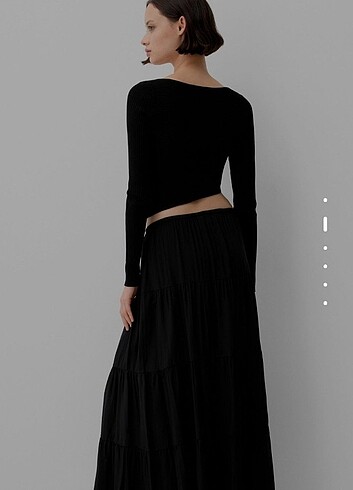 Bershka bershka Beli lastikli midi etek
