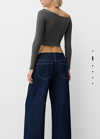 Bershka bershka fitilli uzun kollu t shirt