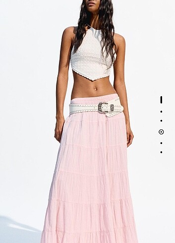 Bohem maksi etek bershka