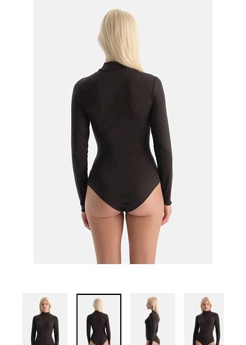 dagi Kaşmir Uzun Kollu Balıkçı Yaka bodysuit - Görsel 2