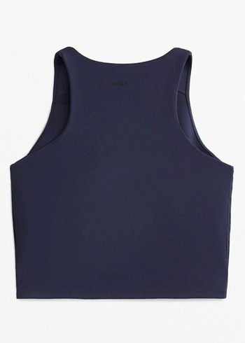 oysho Lacivert compressive spor Üst - Görsel 11