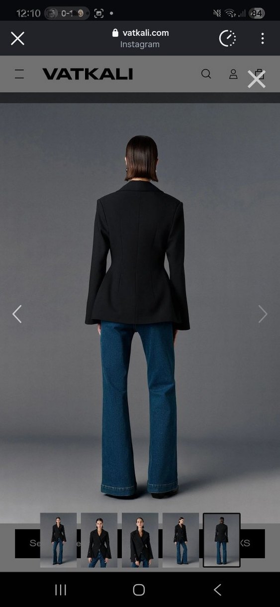 Vatkalı KRUVAZE VÜCUDA OTURAN BLAZER - PREMİUM COLLECTÍON - Görsel 5