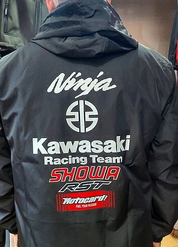 l Beden siyah Renk Kawasaki yagmurluk