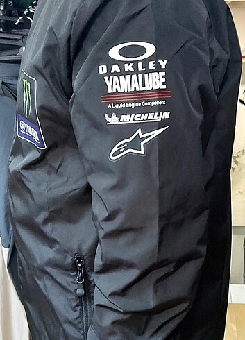 l Beden siyah Renk Yamaha yagmurluk ruzgarlik