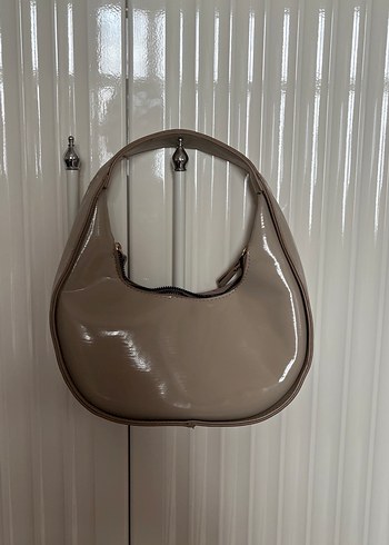 Bej Deri Minimalist Kadın Çanta