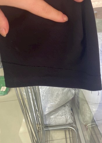 xxl Beden siyah Renk Kadın Siyah Pilili Kumaş Pantolon