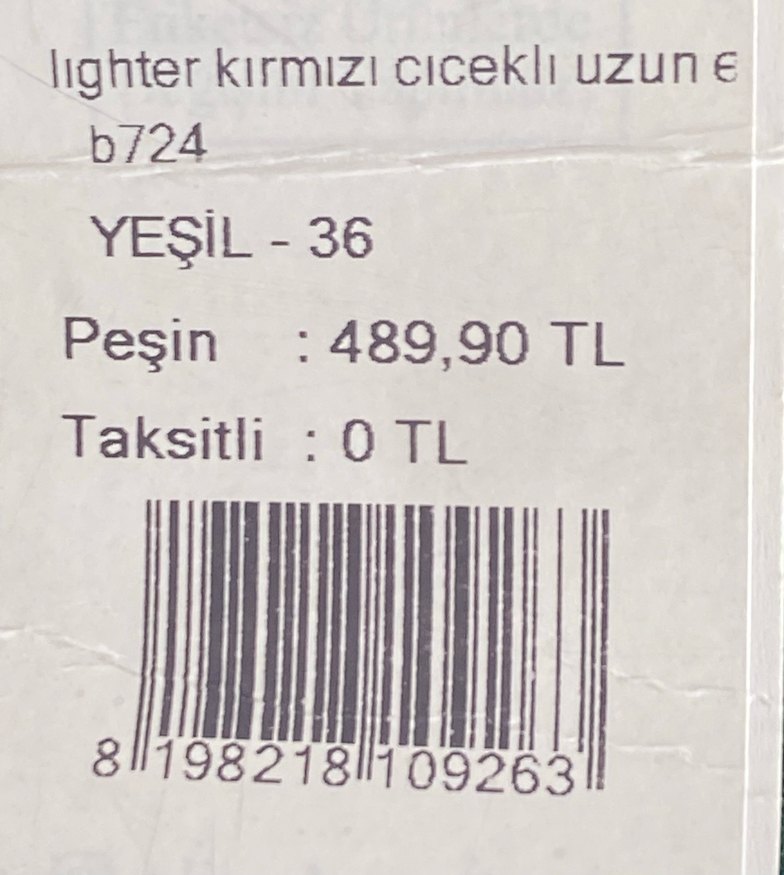 Uzun Desenli Bohem Kadın Elbise - Görsel 3