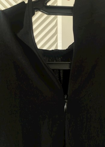 Uzun Siyah Piliseli Kadın Elbise - Görsel 2