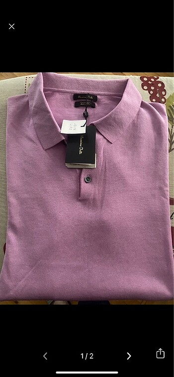 Massimo Dutti kısa kol Polo yaka tişört