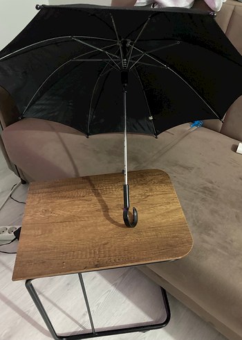 Çocuk Siyah Gotik Drapeli Şemsiye - Görsel 3