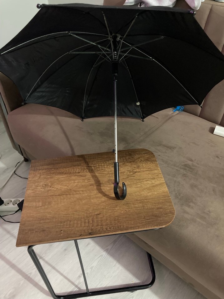 Çocuk Siyah Gotik Drapeli Şemsiye - Görsel 3