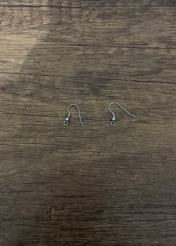 Gri İnce Metal küpe aparatı - Görsel 3