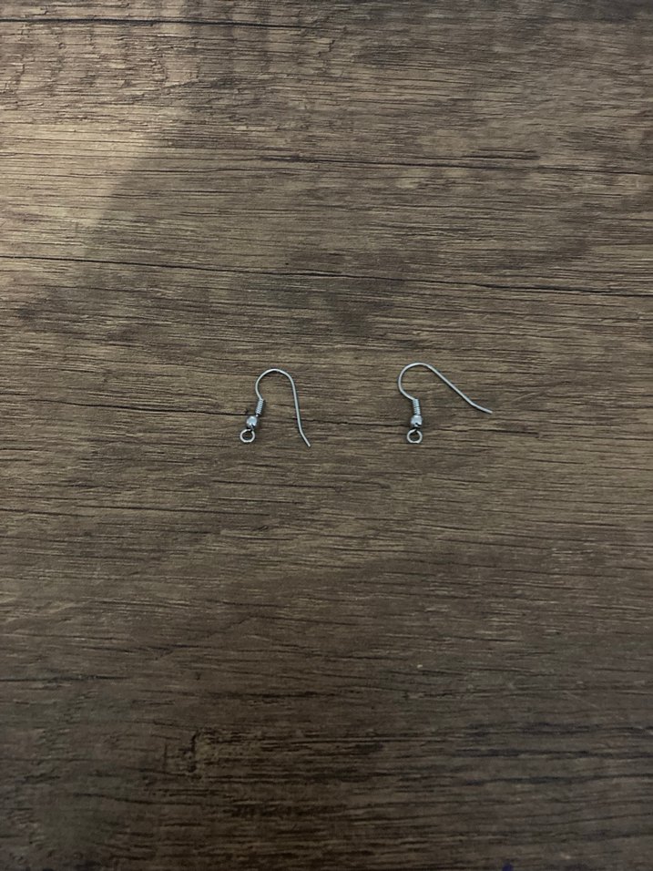 Gri İnce Metal küpe aparatı - Görsel 3