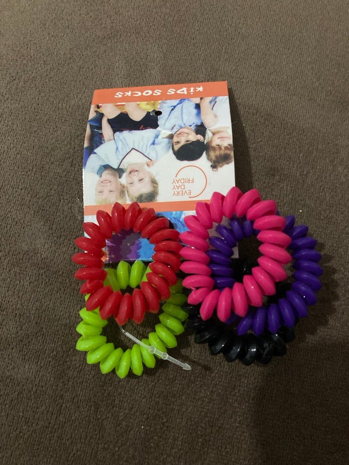 Renkli Elastik Çocuk Saç Tokaları - Görsel 2