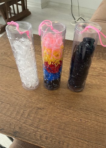 Çok Renkli Elastik Çocuk Saç Tokaları - Görsel 2