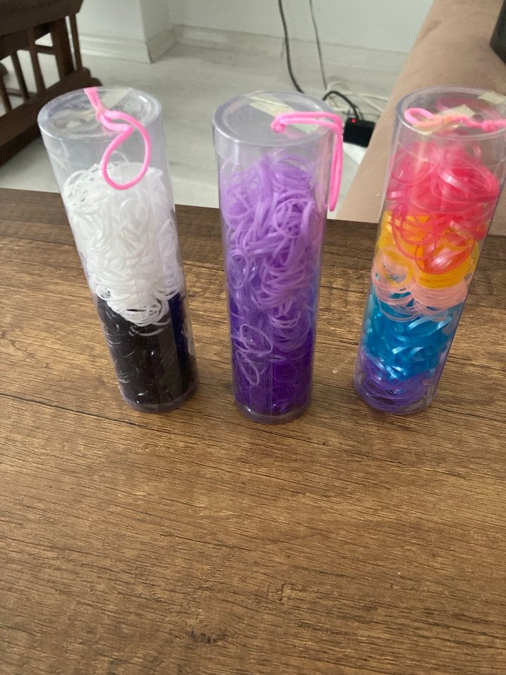 Çocuklar için Renkli Elastik Saç Tokaları - Görsel 2