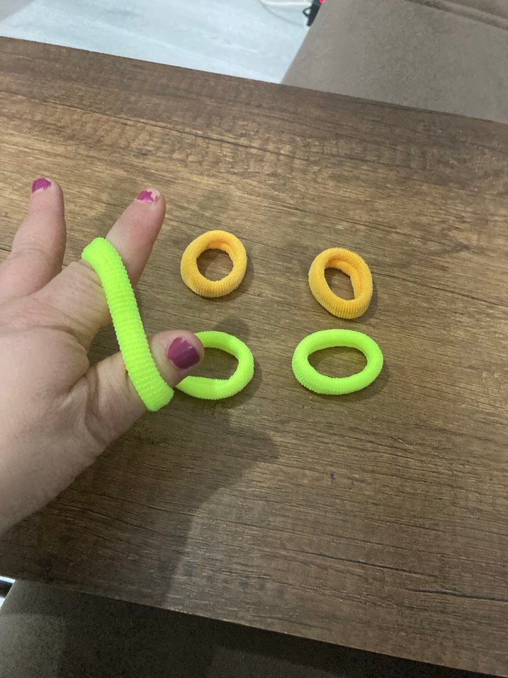 Renkli Lastikli Çocuk Saç Tokaları - Görsel 2