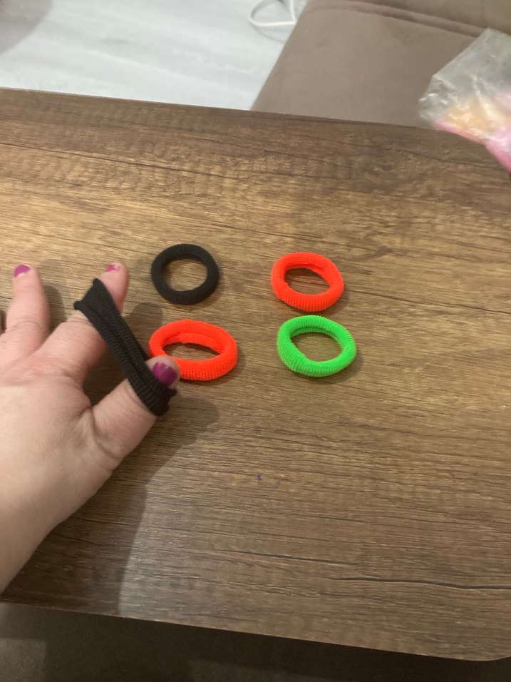 Çok Renkli Elastik Çocuk Saç Tokaları - Görsel 2