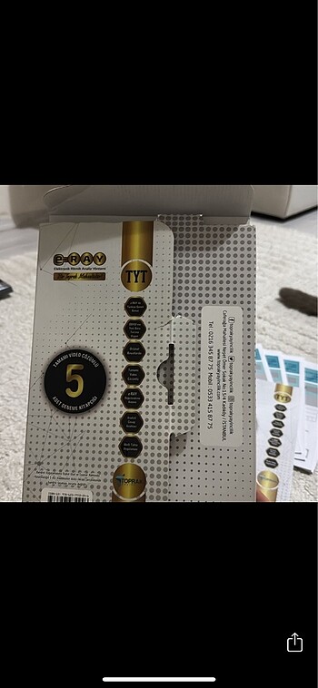 E-Ray Toprak Yayınları 5 li TYT DENEME - Görsel 3