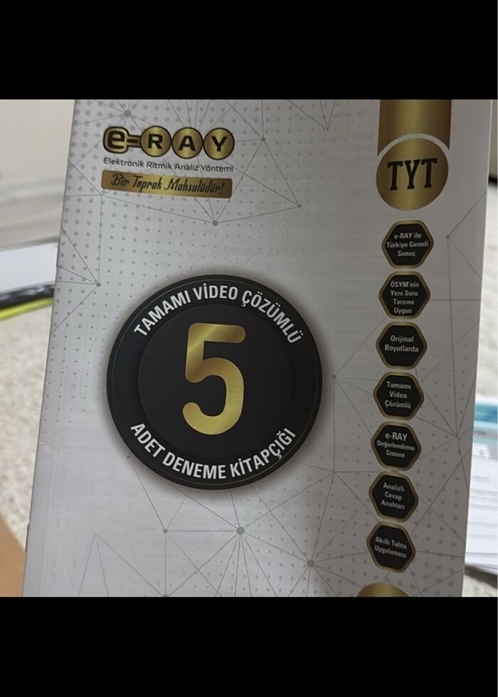 E-Ray Toprak Yayınları 5 li TYT DENEME - Görsel 2