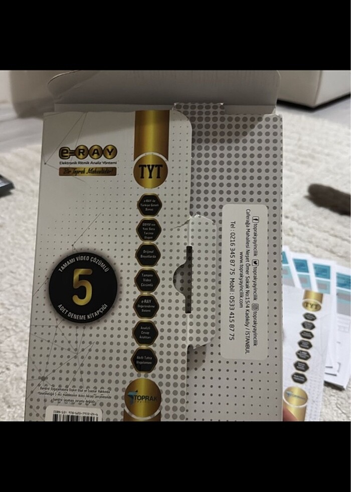 E-Ray Toprak Yayınları 5 li TYT DENEME - Görsel 3