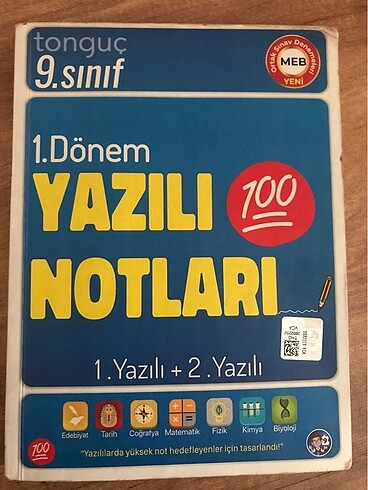 tonguç 9.Sınıf 1.Dönem Yazılı Notları