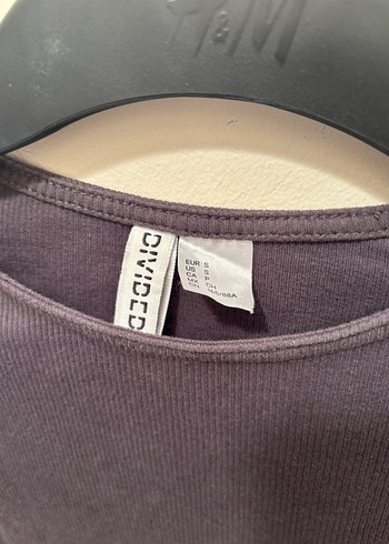 Gri Uzun Kollu Basic Crop - Görsel 2