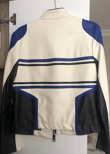 BERSHKA deri motorcu ceket - Görsel 2