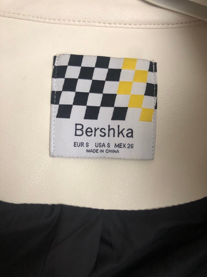BERSHKA deri motorcu ceket - Görsel 5