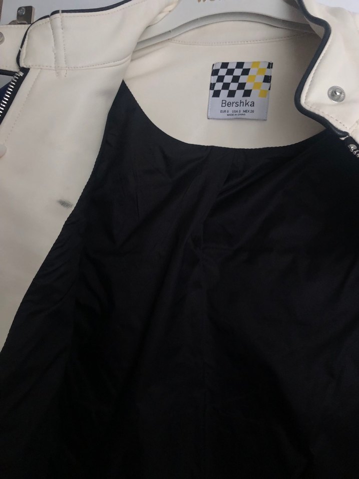 BERSHKA deri motorcu ceket - Görsel 3