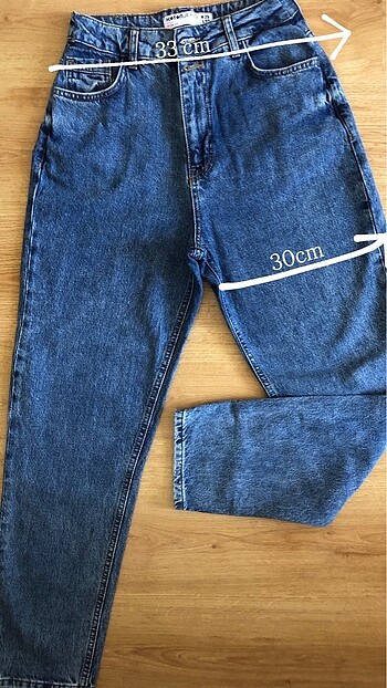 Koton marka mavi mom fit jean