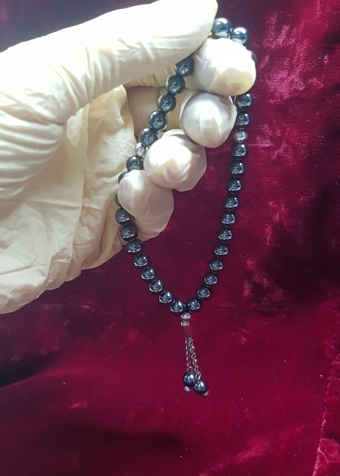 DOĞAL TERAHERTZ TAŞI TESPİH - Görsel 4